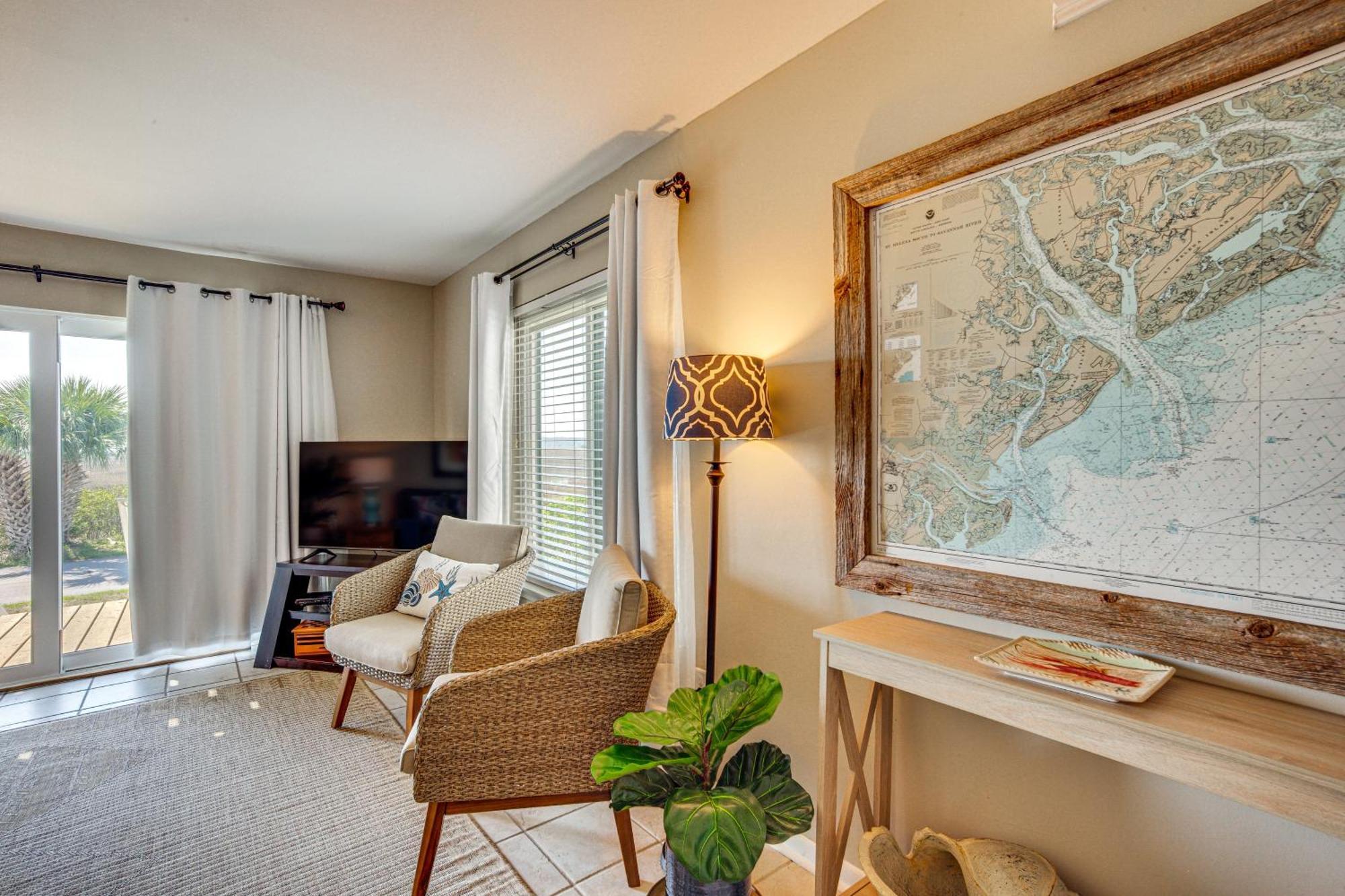 Oceanmarsh Subdivision Harbor Island Condo With Deck - Steps To Beach! מראה חיצוני תמונה
