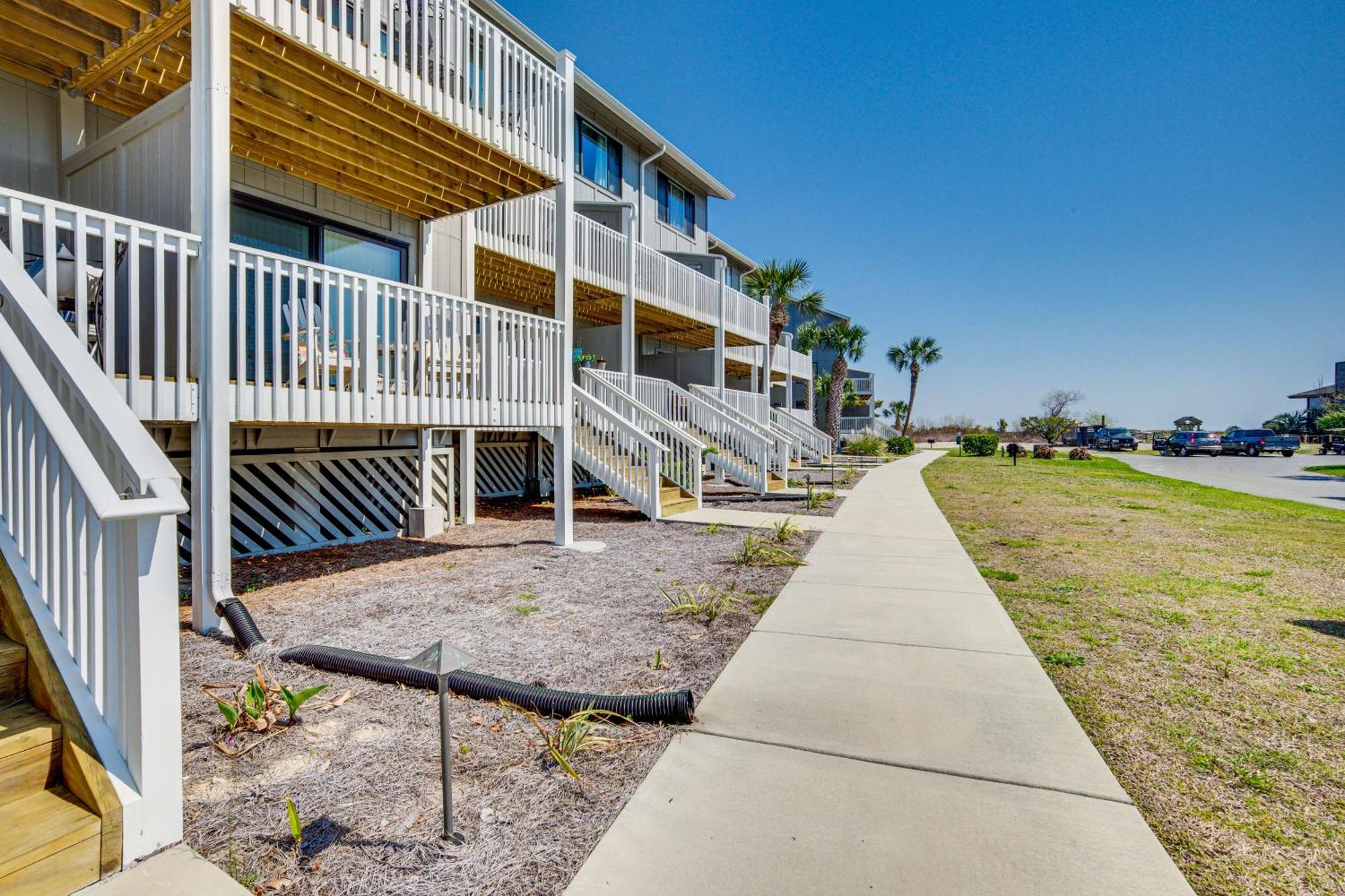 Oceanmarsh Subdivision Harbor Island Condo With Deck - Steps To Beach! מראה חיצוני תמונה