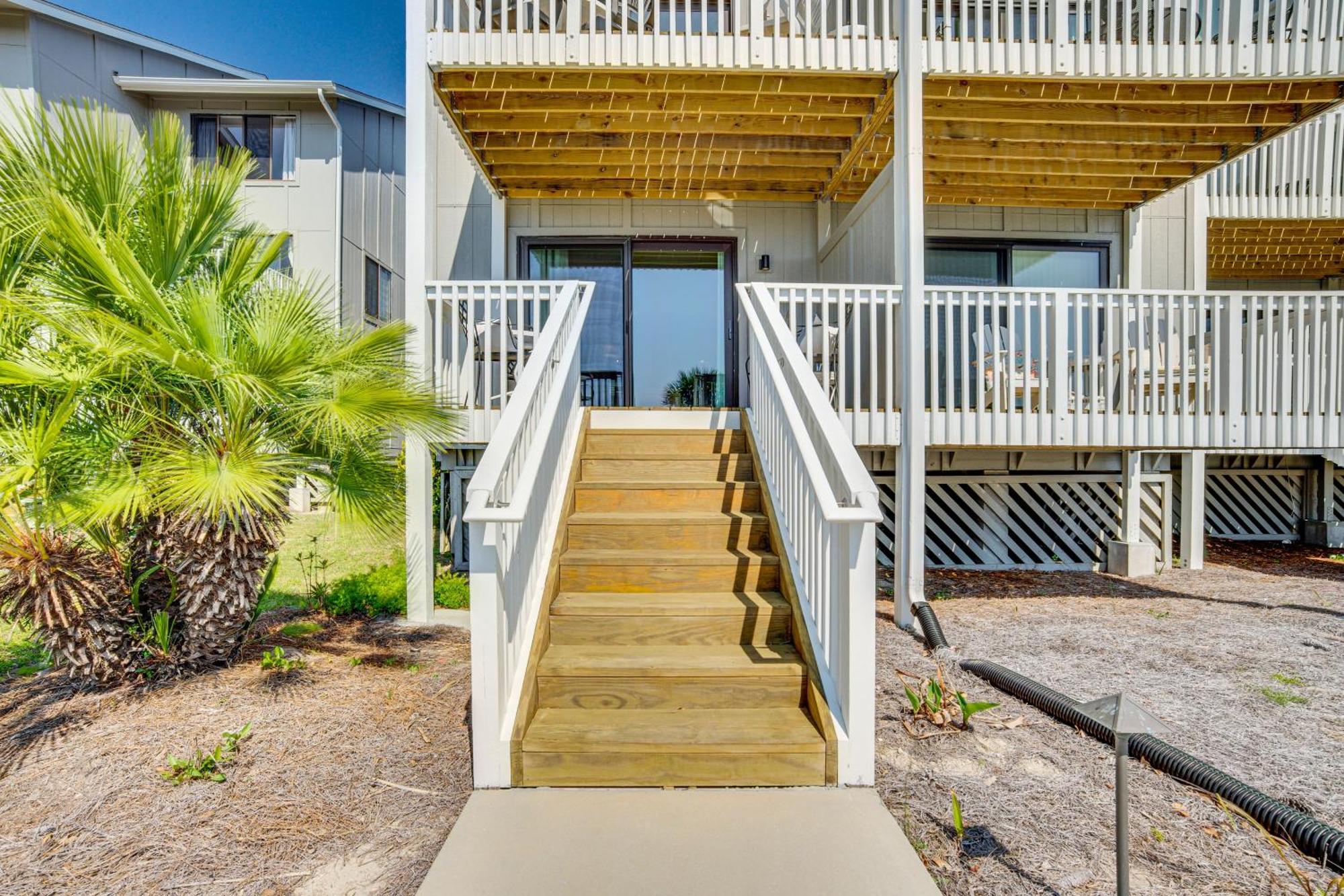 Oceanmarsh Subdivision Harbor Island Condo With Deck - Steps To Beach! מראה חיצוני תמונה
